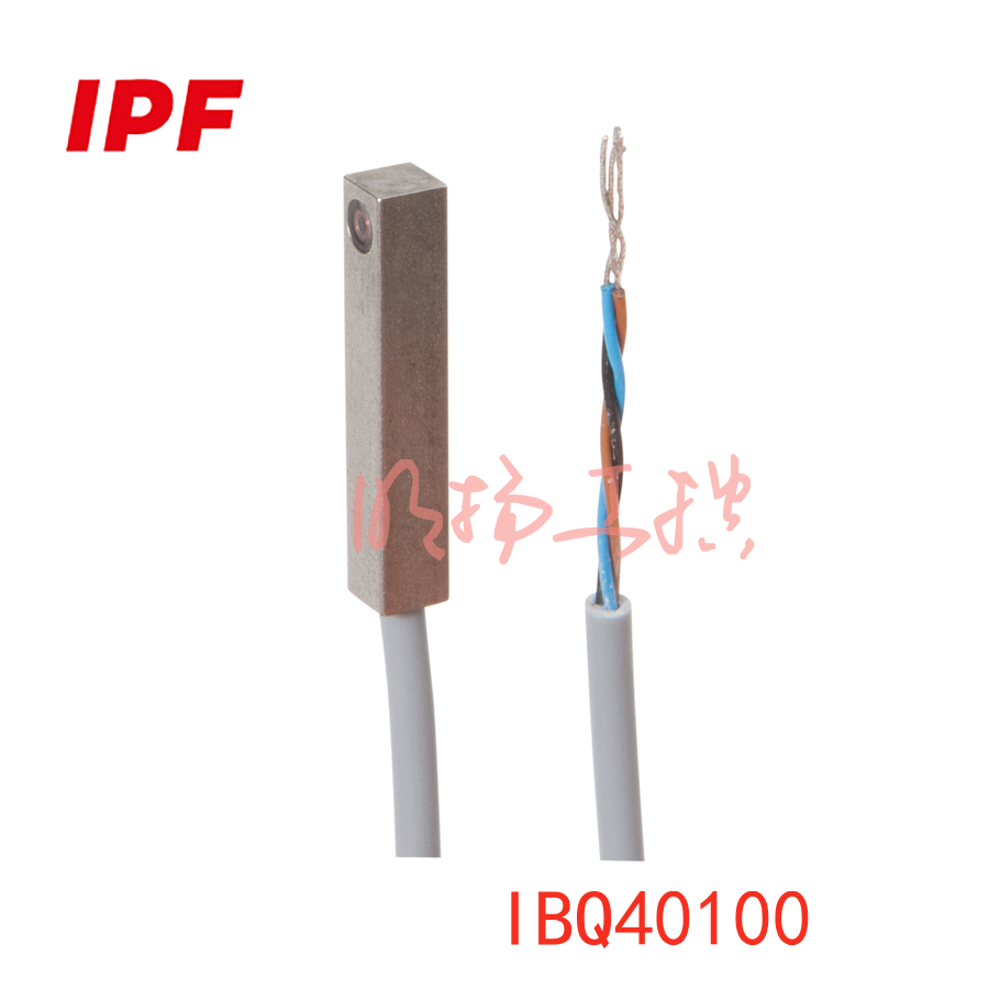 IPF IBQ40100感应式传感器 | 22x4mm嵌入式 | 检测0.8mm IP67