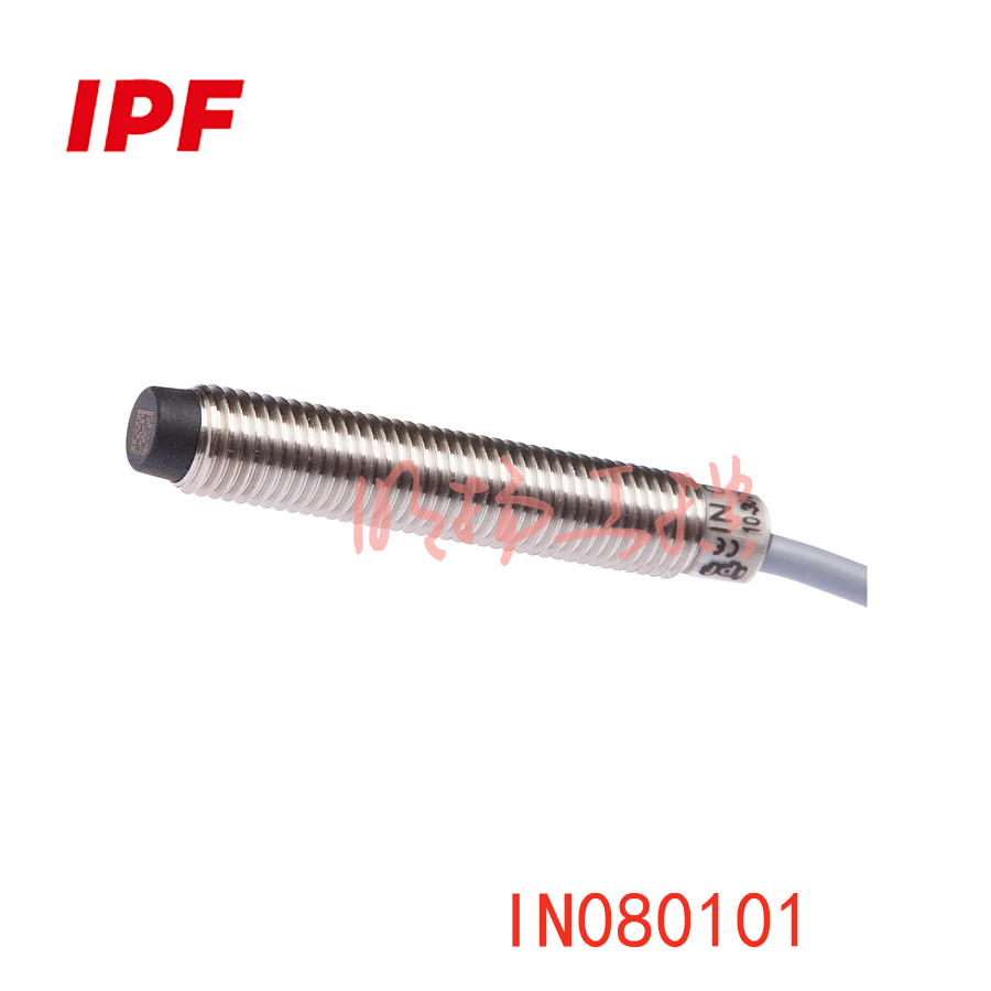 IPF IN080101感应式传感器 | M8非齐平 | 检测3mm VA