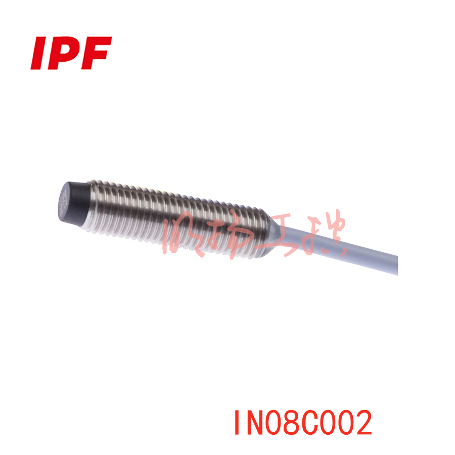 IPF IN08C002 感应式传感器 M8x1非齐平 4mm检测