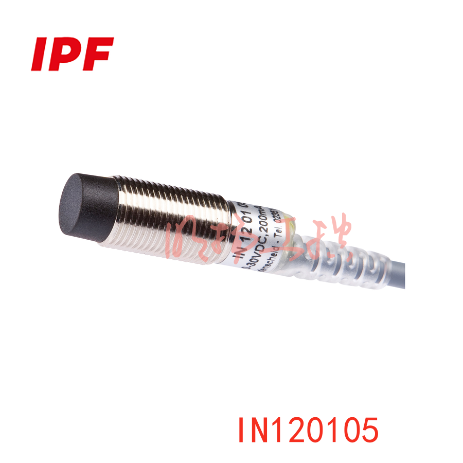 IPF IN120105感应式传感器 | M12非齐平 | 检测6mm