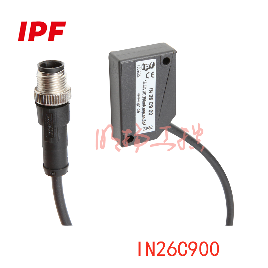 IPF IN26C900 感应式传感器 40x26x12mm非嵌入式 4mm检测