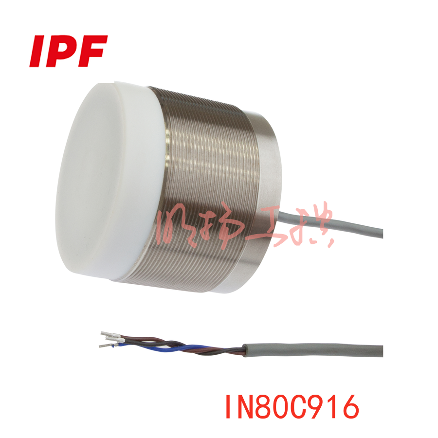 IPF IN80C916感应式传感器 | M80非嵌 | 检测50mm VA