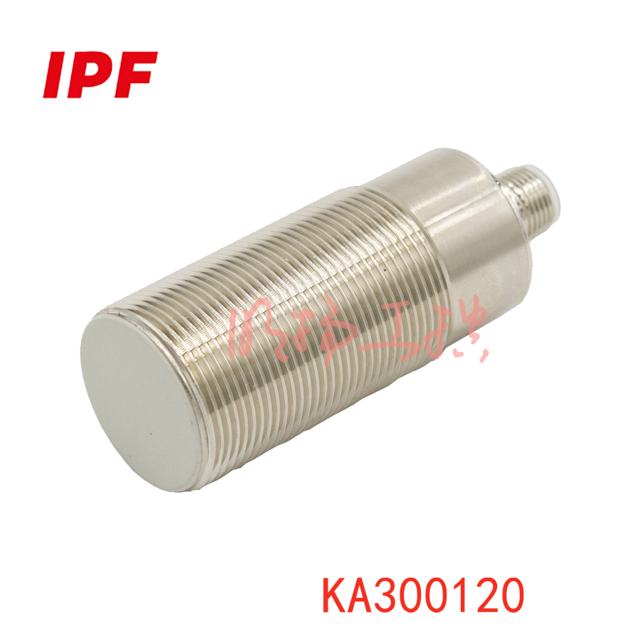 IPF KA300120 电容式传感器, M30x1.5 80long, 嵌入式, Sn: 25mm, 10-30V DC, PNP NO, 连接器M12 3pin,