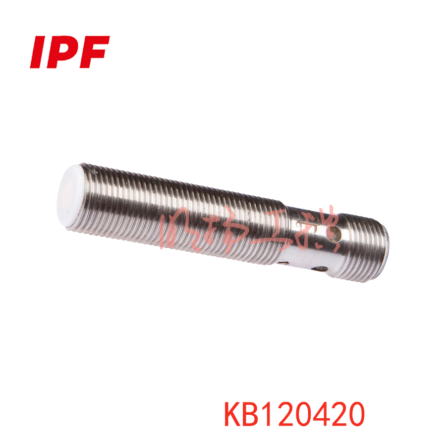 IPF KB120420 电容式传感器, M12x1 60long, 嵌入式, Sn: 6, 10-35V DC, 2x PNP 抗干扰, 连接器 M12 4pin,