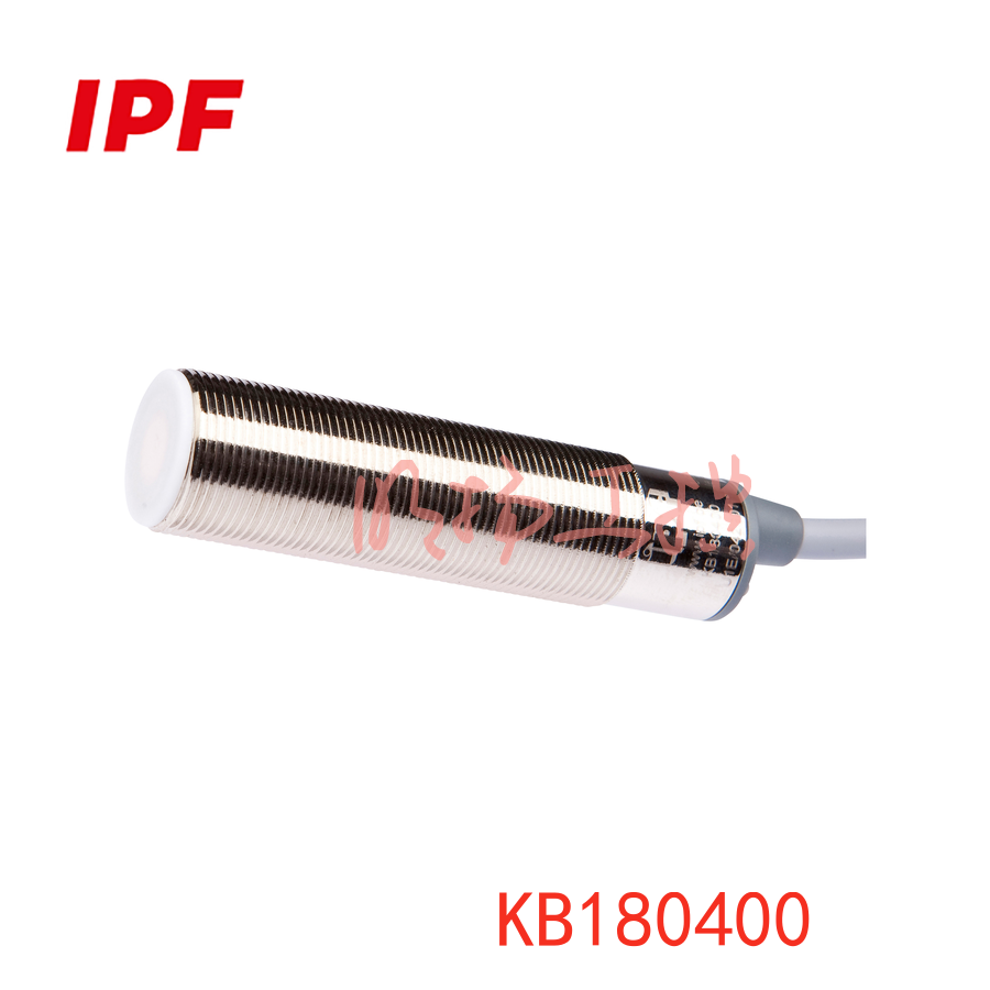 IPF KB180400 电容式传感器，M18x1 70long，齐平式，Sn：0.5-10，10-35V DC，2x PNP 反价，2m PVC 电缆，