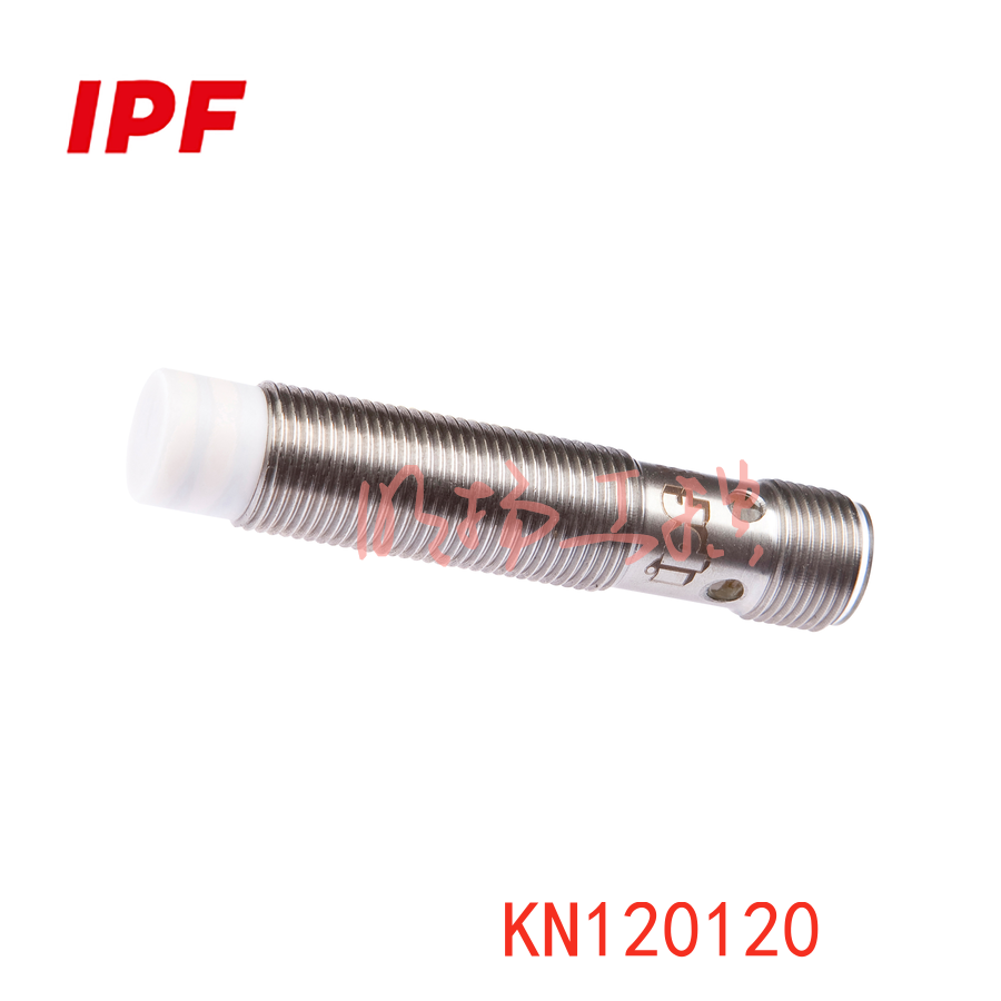 IPF KN120120 电容式传感器，M12x1 60long，非齐平式，Sn：0.5-10，10-35V DC，PNP NO，M12 插头连接器 3 针，