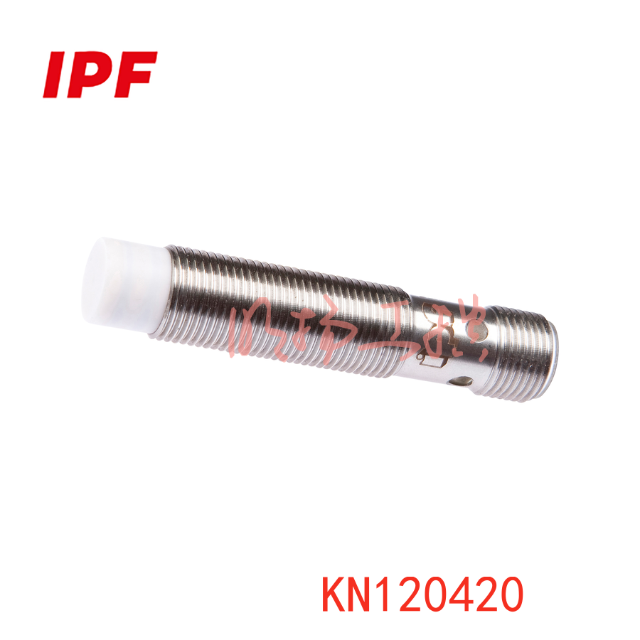 IPF KN120420 电容式传感器，M12x1 60long，非齐平式，Sn：0.5-10，10-35V DC，2x PNP 反有效，M12 插头连接器 4 针，