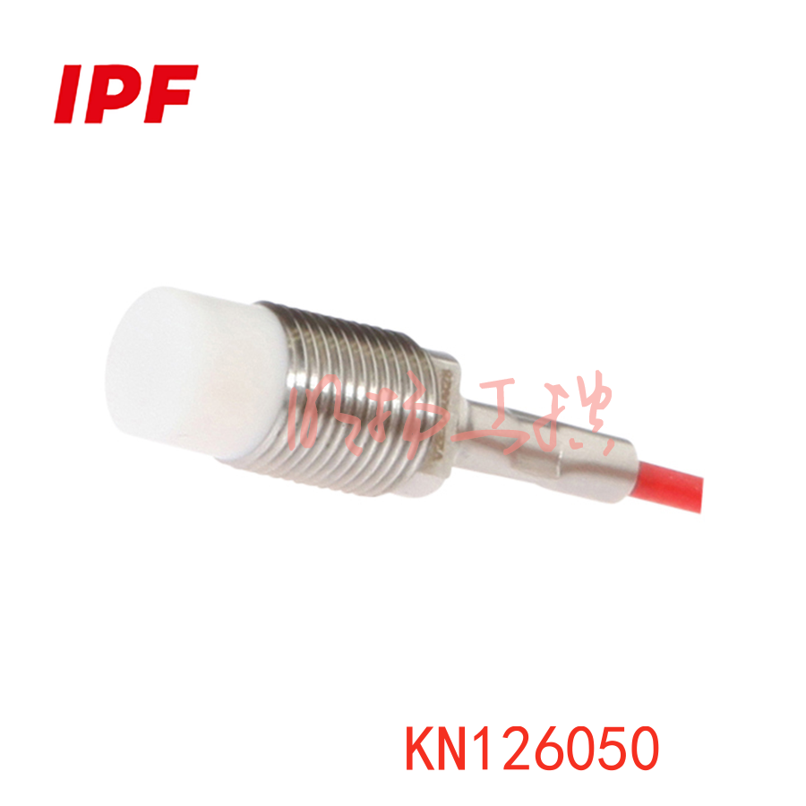 IPF KN126050 电容式传感器，M12x1 25 长，非齐平式，Sn: 1-25, 250°C, 连接至放大器，电缆 2m FEP,