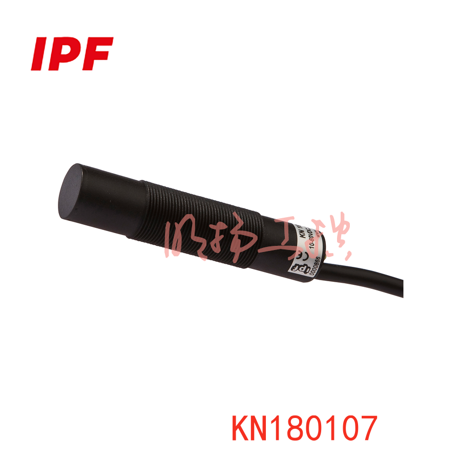 IPF KN180107 电容式传感器，M18x1 81long，非嵌入式，Sn：1-8，10-60V DC，PNP NO，电缆 2m PVC，