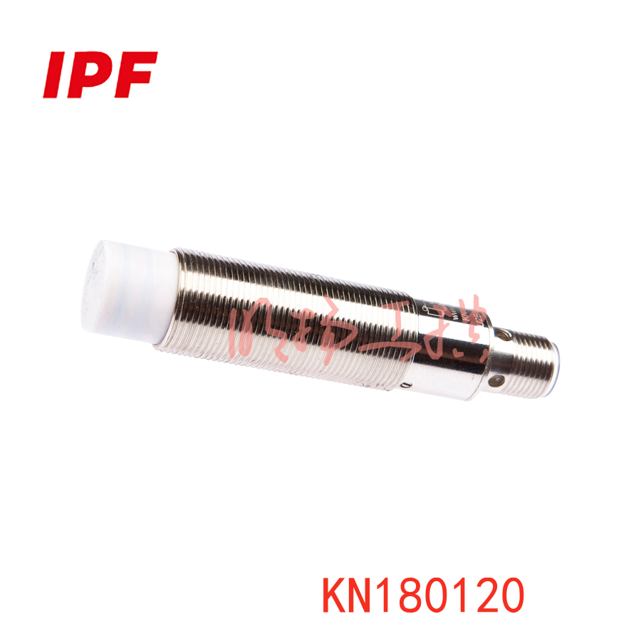 IPF KN180120 电容式传感器，M18x1 84long，非齐平式，Sn：0.5-15，10-35V DC，PNP NO，M12 插头连接器 3 针，
