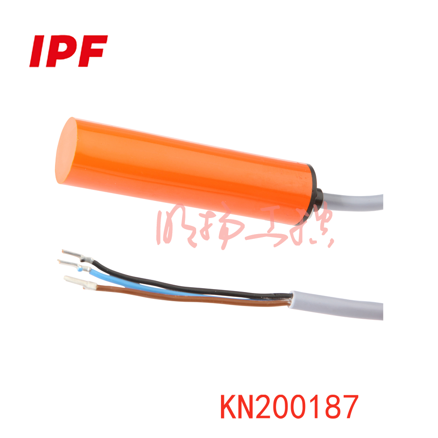 IPF KN200187 电容式传感器，Ø20mm 78lang，非嵌入式，Sn：1-15，PNP NO，电缆，