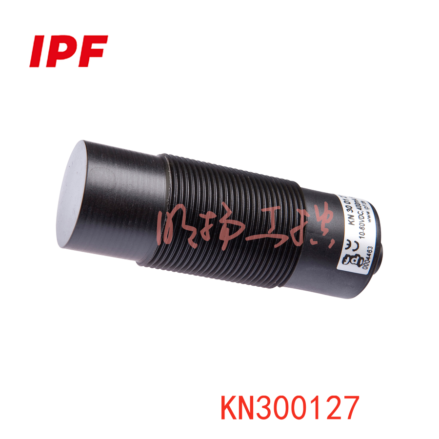 IPF KN300127 电容式传感器，M30x1.5 81long，非嵌入式，Sn：5-20，10-60V DC，PNP NO，M12 插头连接器 3 针，