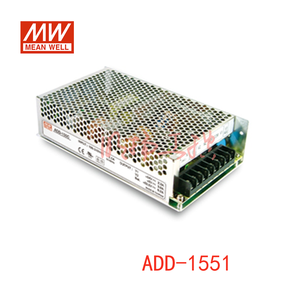 明纬电源 155W双组输出带电池充电功能(UPS)开关电源；ADD-155B；