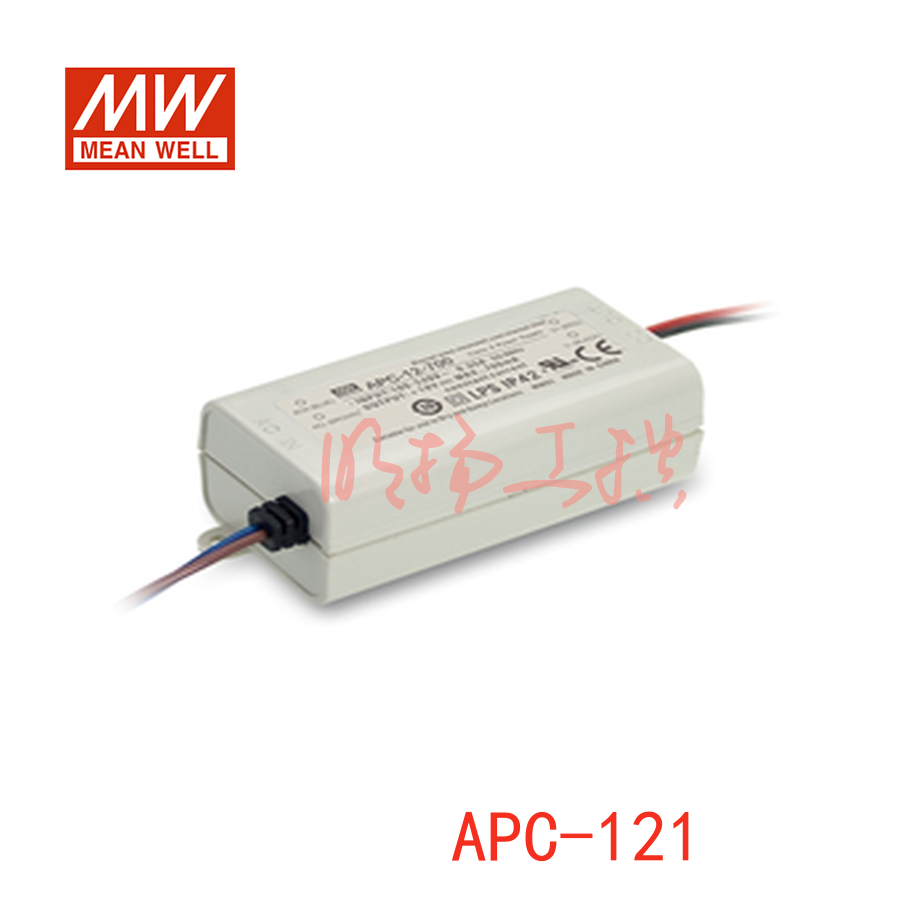 明纬电源 12W单组输出开关电源;APC-12-700  功率：12W输入电压：90-264VAC/127-370VDC输出电流：700mA