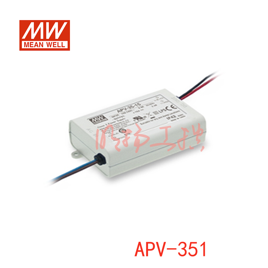 明纬电源 开关电源；APV-35-24；功率：35W输出电压：24V输入电压：90-264VAC/127-370VDC