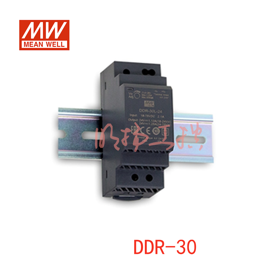明纬电源 开关电源；DDR-30L-24；功率：30W输出电压：24V输入电压：18-75VDC输出电流：1.25A