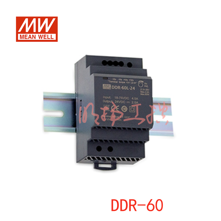 明纬电源 电源；DDR-60G-24；功率：60W输出电压：24V输入电压：9-36VDC输出电流：2.5A