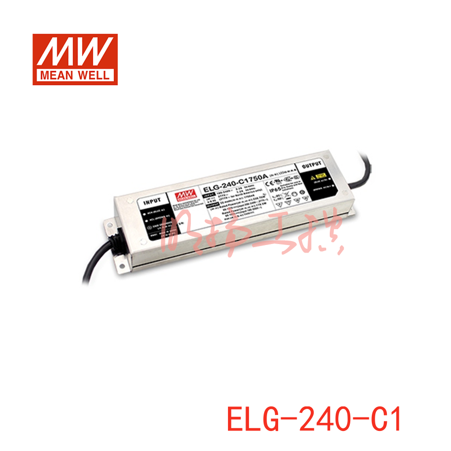 明纬电源 ELG 恒流型+恒压型LED电源 ；ELG-240-48A-3Y；功率：240W输出电压：48V输入电压：100-305VAC/142-431VDC输出电流：5A
