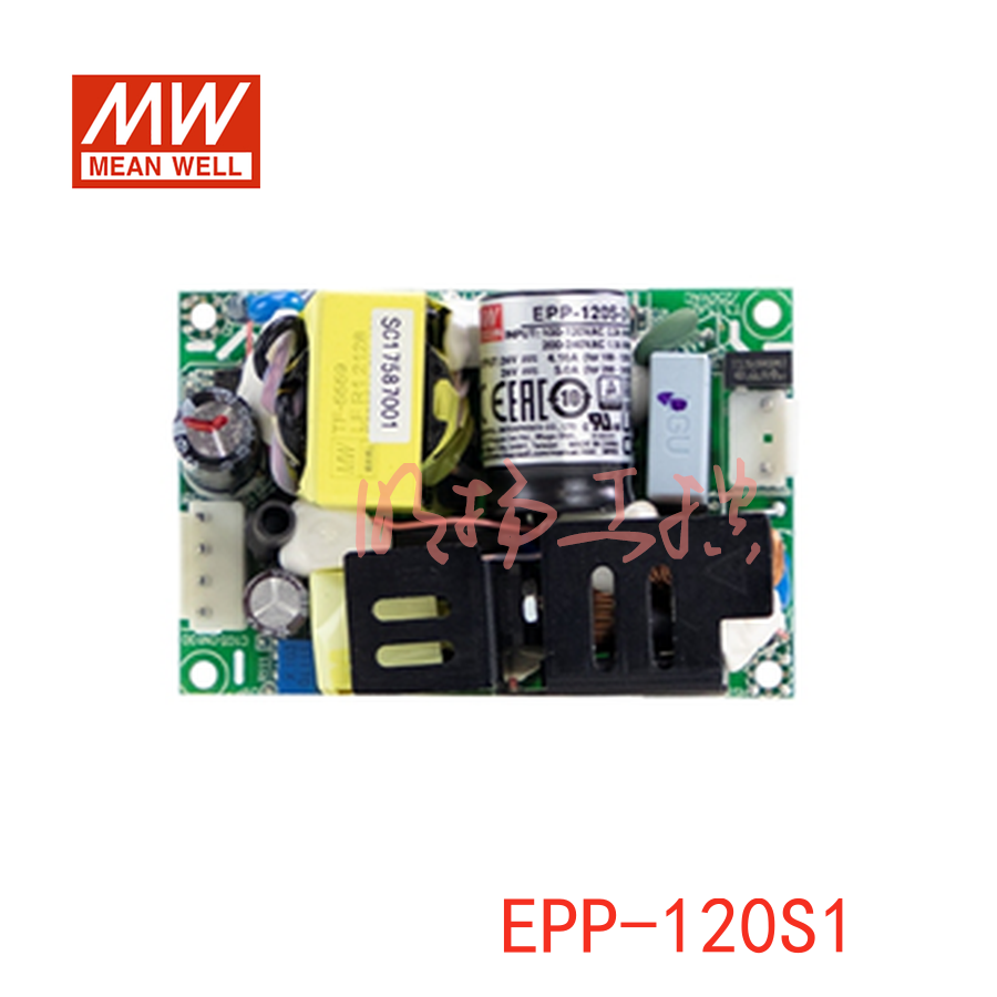 明纬电源 120W单组输出具有PFC功能开关电源;EPP-120S-24  功率：120W输出电压：24V输入电压：90-264VAC/127-370VDC
