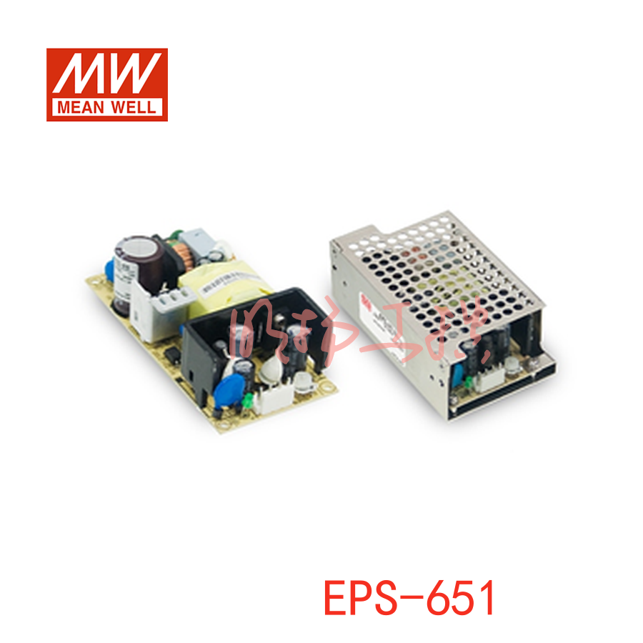 明纬电源 65W单组输出开关电源；EPS-65-12；功率：65W输出电压：12V输入电压：90-264VAC/127-370VDC