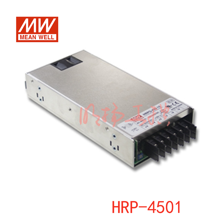 明纬电源 450W单组输出具有PFC功能开关电源；HRP-450-24；功率：450W输出电压：24V输入电压：85-264VAC/120-370VDC