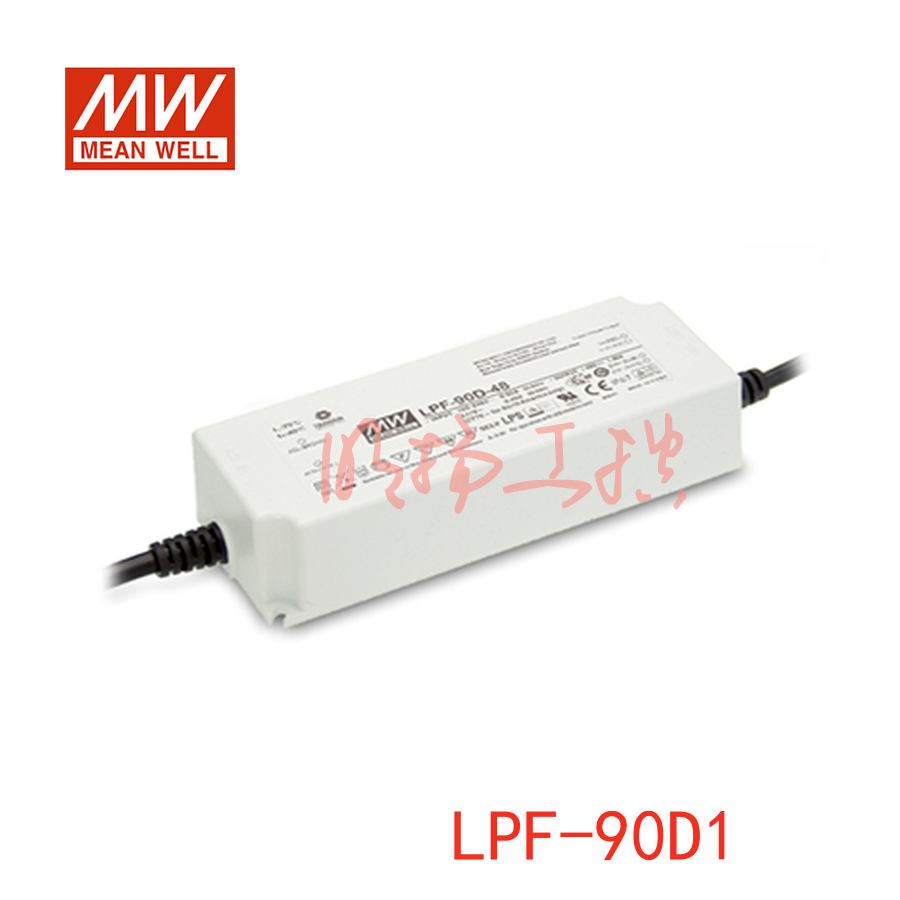 LPF-90D-54 明纬电源 90W恒流型LED电源;LPF-90D-54  功率：90W输出电压：54V输入电压：90-305VAC/127-431VDC