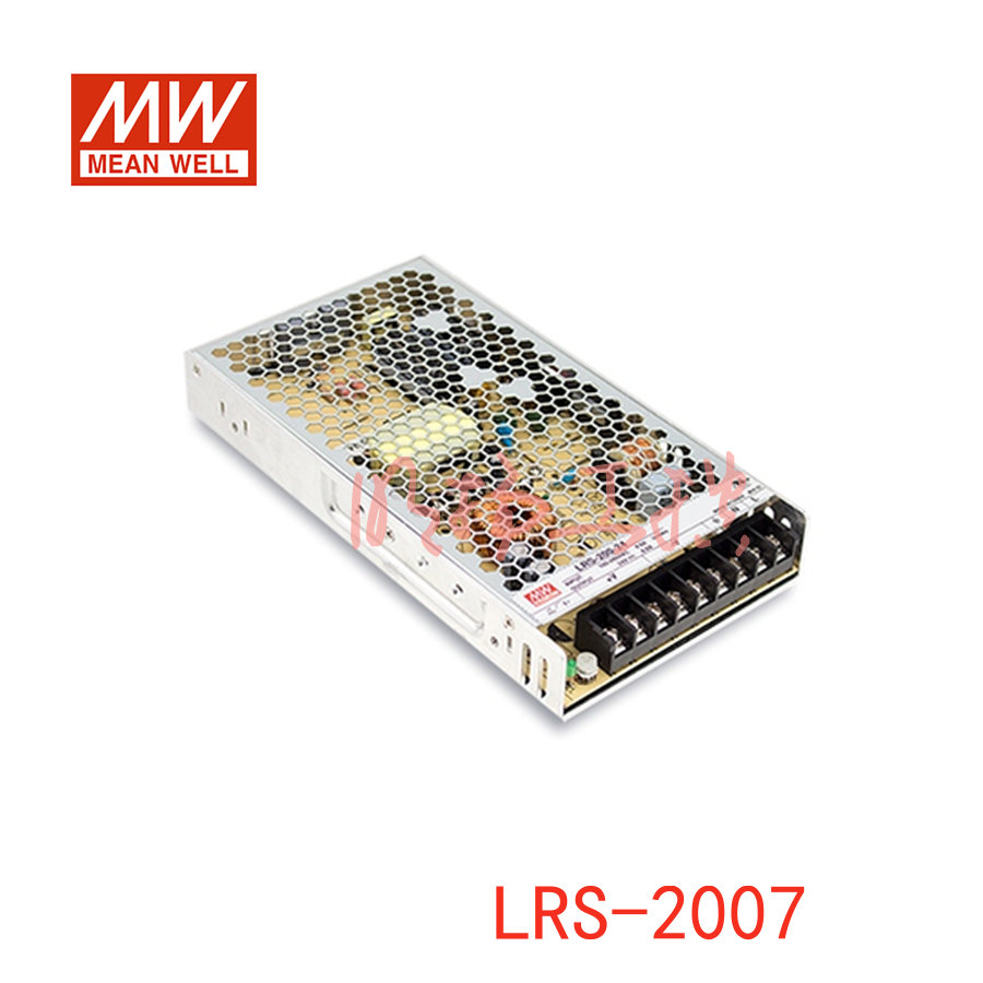 明纬电源 200W机壳型单组输出开关电源；LRS-200-48；功率：200W输出电压：48V输入电压：90-132VAC/180-264VAC