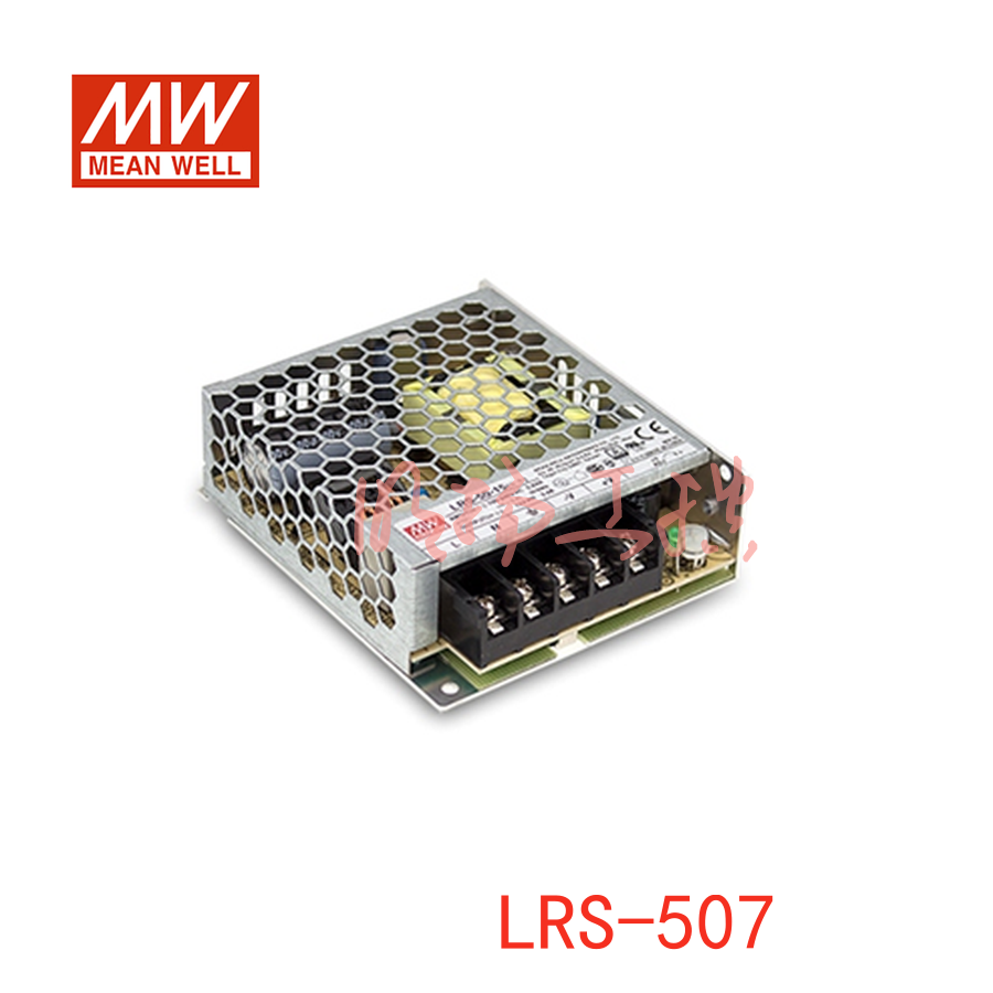 明纬电源 50W机壳型单组输出开关电源；LRS-50-24；功率：50W输出电压：24V输入电压：85-264VAC/120-370VDC
