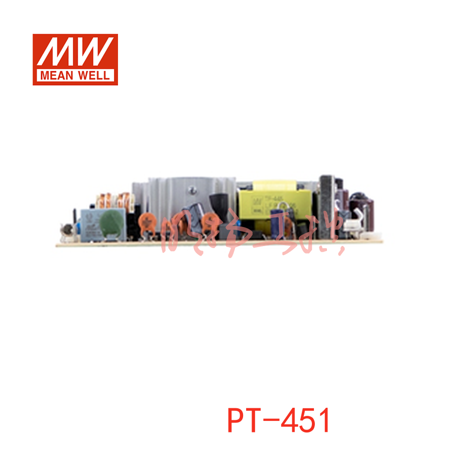 明纬电源 45W三组输出开关电源；PT-45C；