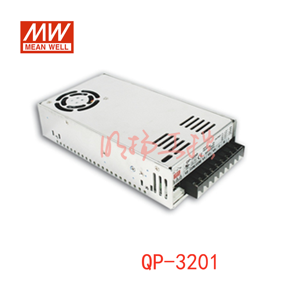 明纬电源 320W四组输出具有PFC功能开关电源；QP-320D；功率：320W输出电压：5V/±12V/24V输入电压：90-264VAC/127-370VDC