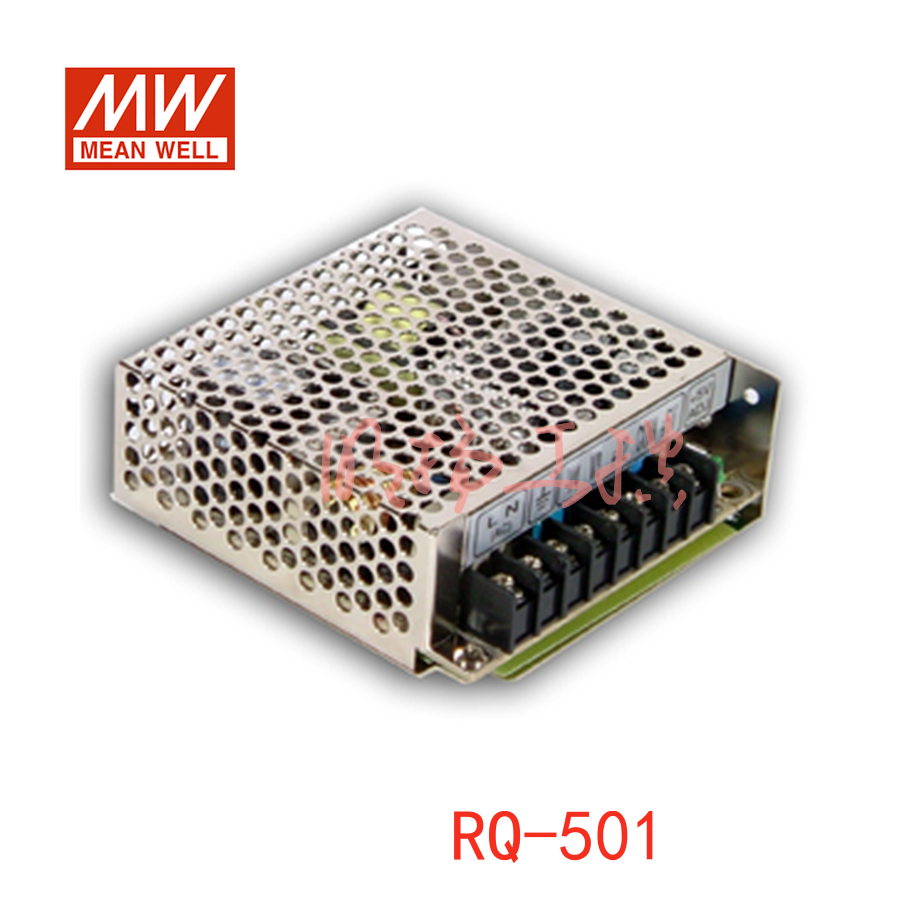 明纬电源 50W四组输出开关电源；RQ-50C；功率：50W输出电压：±5V/±15V输入电压：88-264VAC/124-370VDC
