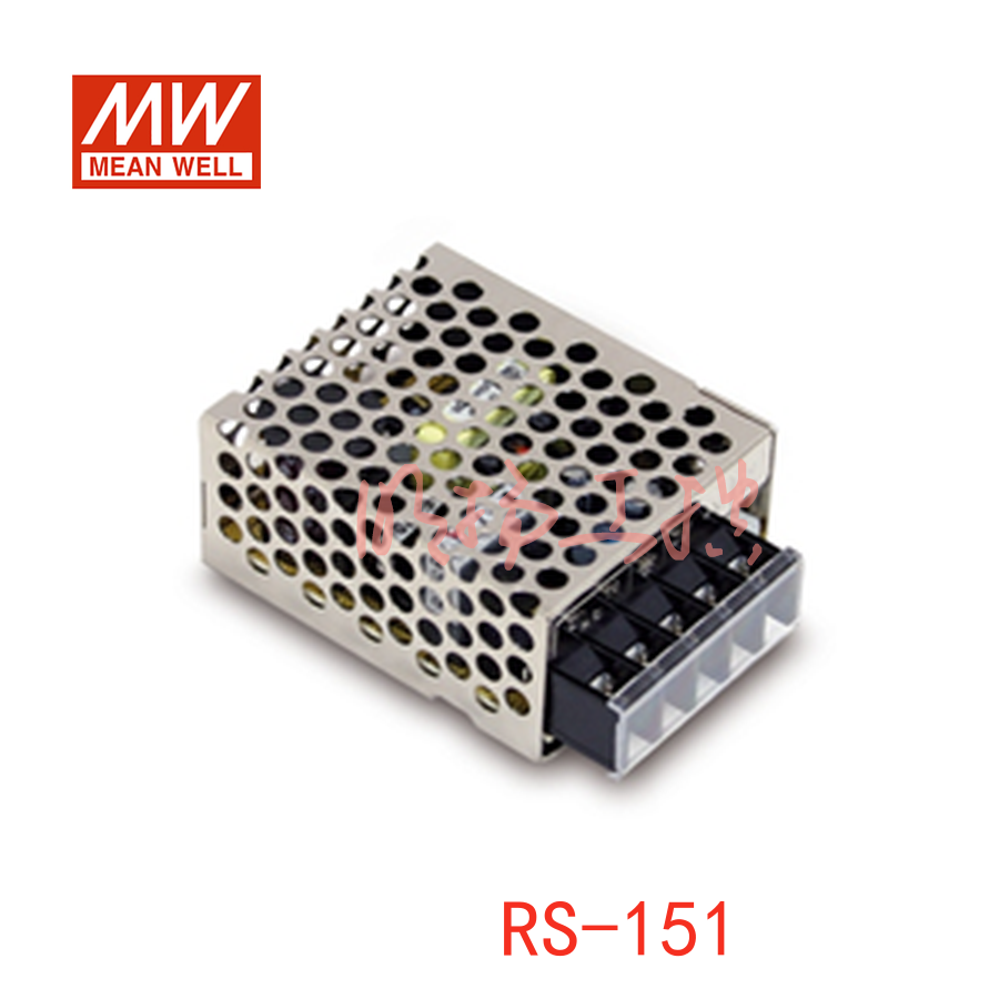 明纬电源 150W单组输出开关电源；RS-150-15；功率：150W输出电压：15V输入电压：115/230VAC