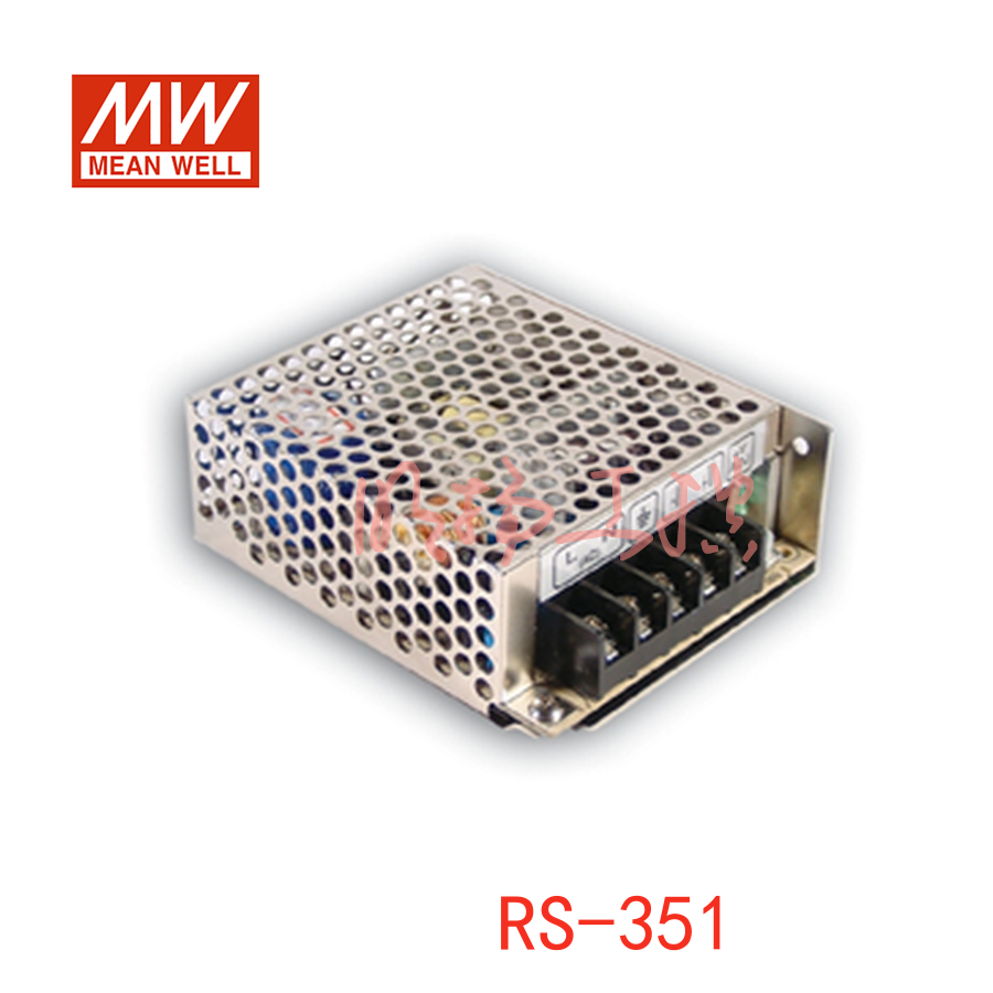明纬电源 35W单组输出开关电源；RS-35-5；功率：35W输出电压：5V输入电压：88-264VAC/124-370VDC