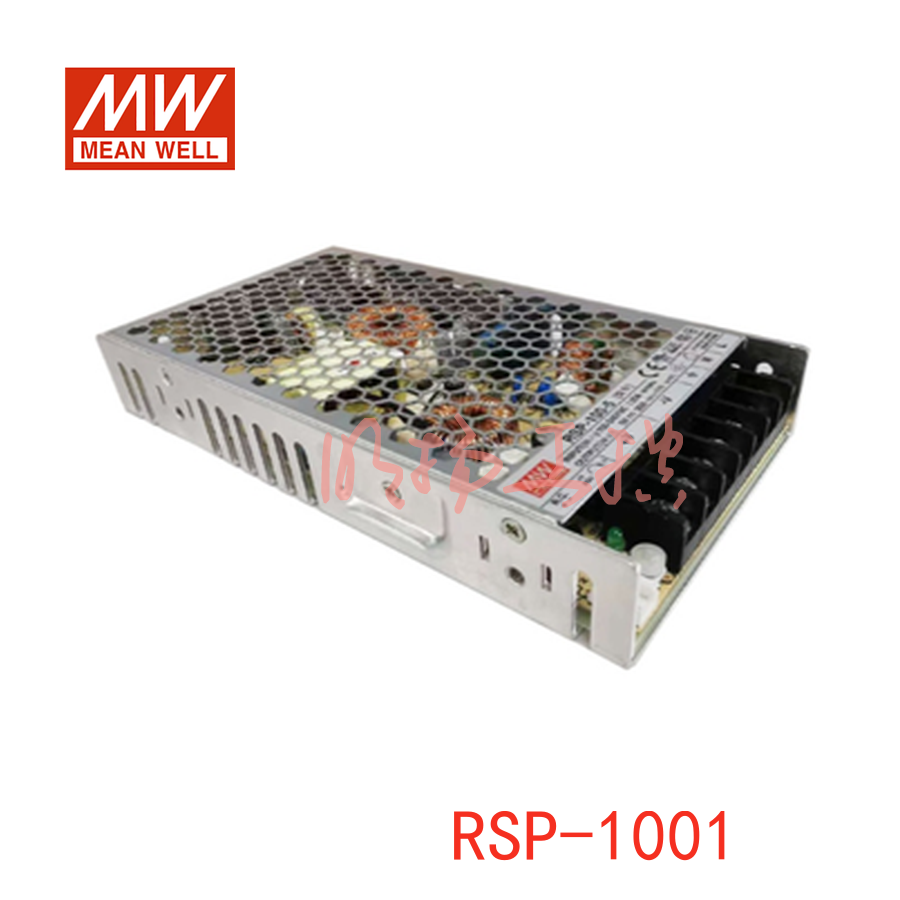 明纬电源 100W单组输出带PFC功能电源供应器；RSP-100-24；功率：100W输出电压：24V输入电压：85-264VAC/120-370VDC