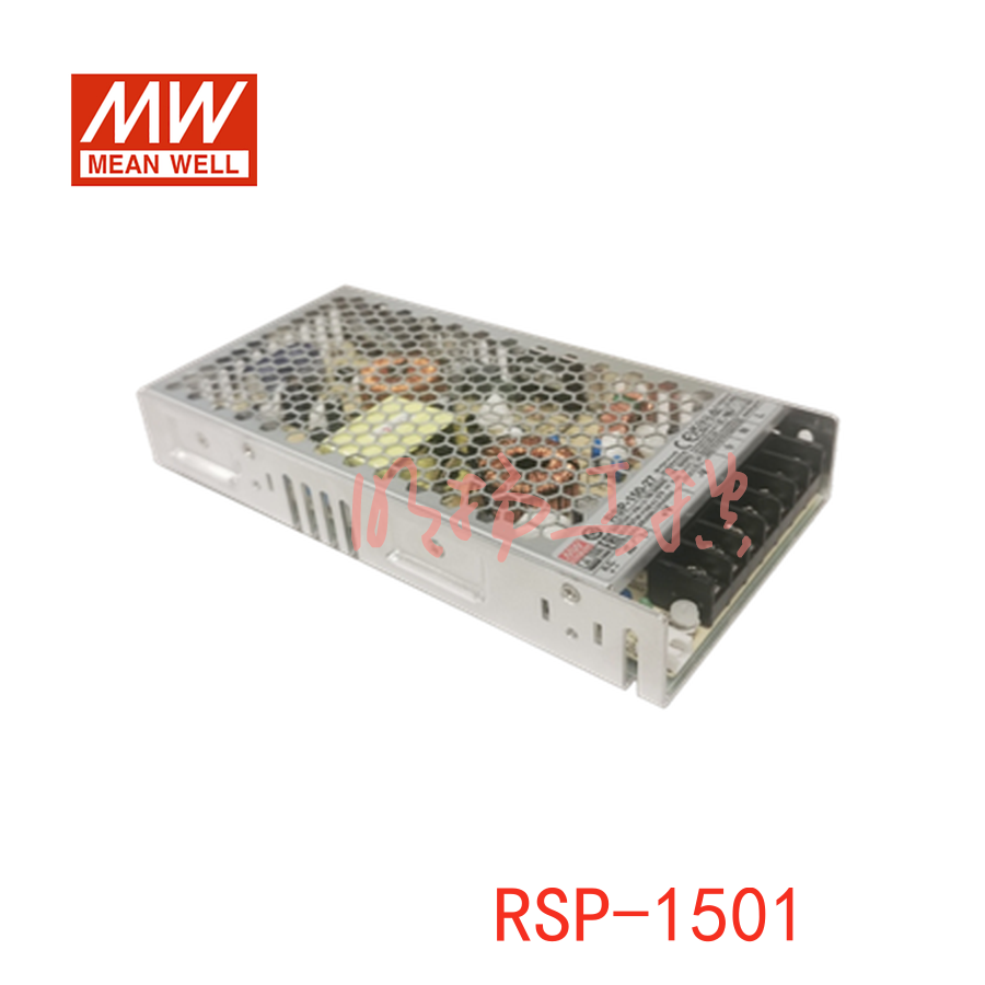 明纬电源 1500W单组输出电源供应器；RSP-1500-24；功率：1500W输出电压：24V输入电压：90-264VAC/127-370VDC