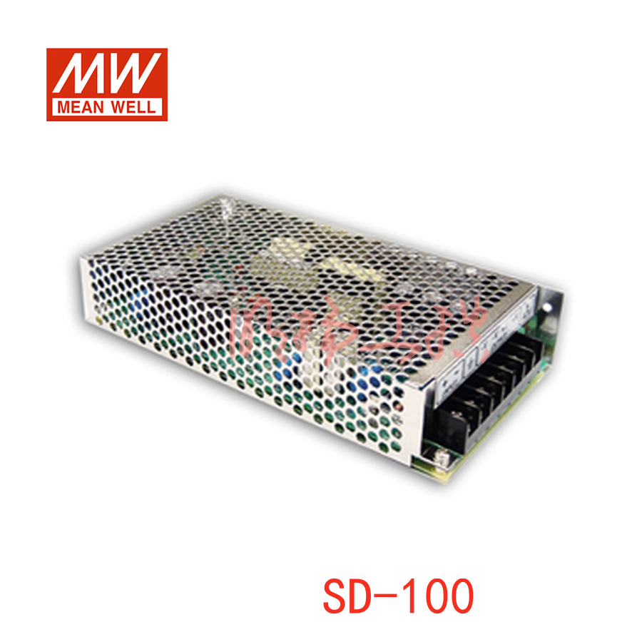 明纬电源 100W单组输出DC-DC转换器；SD-100D-24；功率：100W输出电压：24V输入电压：72-144VDC