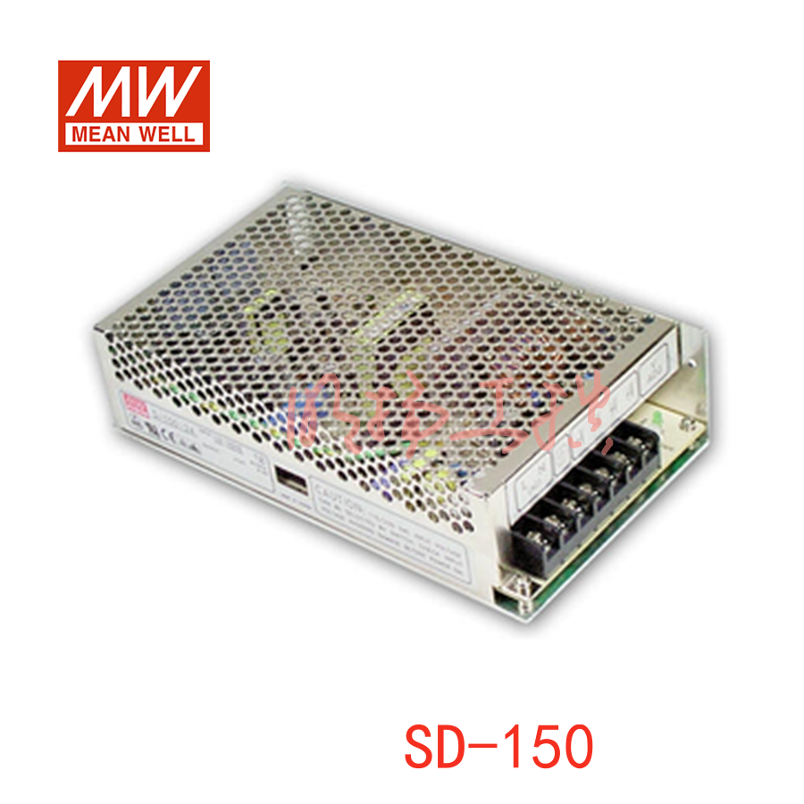 明纬电源 150W单组输出DC-DC转换器；SD-150B-12；功率：150W输出电压：12V输入电压：19-36VDC