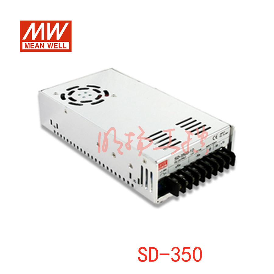 明纬电源 350W单组输出DC-DC转换器；SD-350D-24；功率：350W输出电压：24V输入电压：72-144VDC
