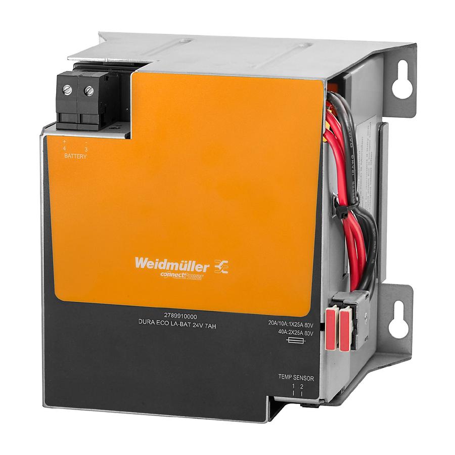 魏德米勒铅酸电池DURA ECO LA-BAT 24V 7AH    100起订  商品编号：2789910000